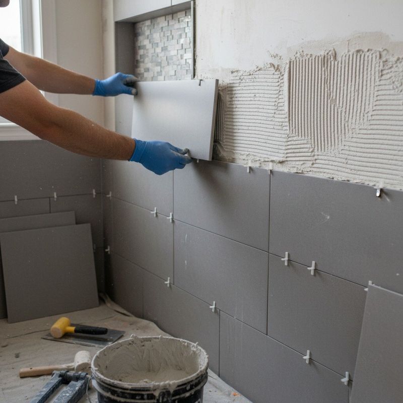 Tin Wall Tile Installation